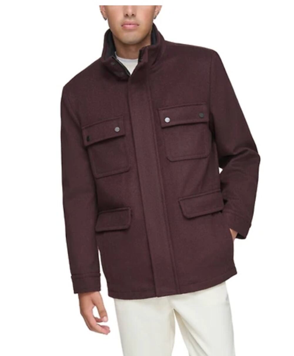 NWT Marc New York Men's Dunbar Four Pocket Military-Inspired Jacket Large